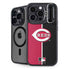 MLB Cincinnati Reds Split iPhone 16 Pro Kickstand Case